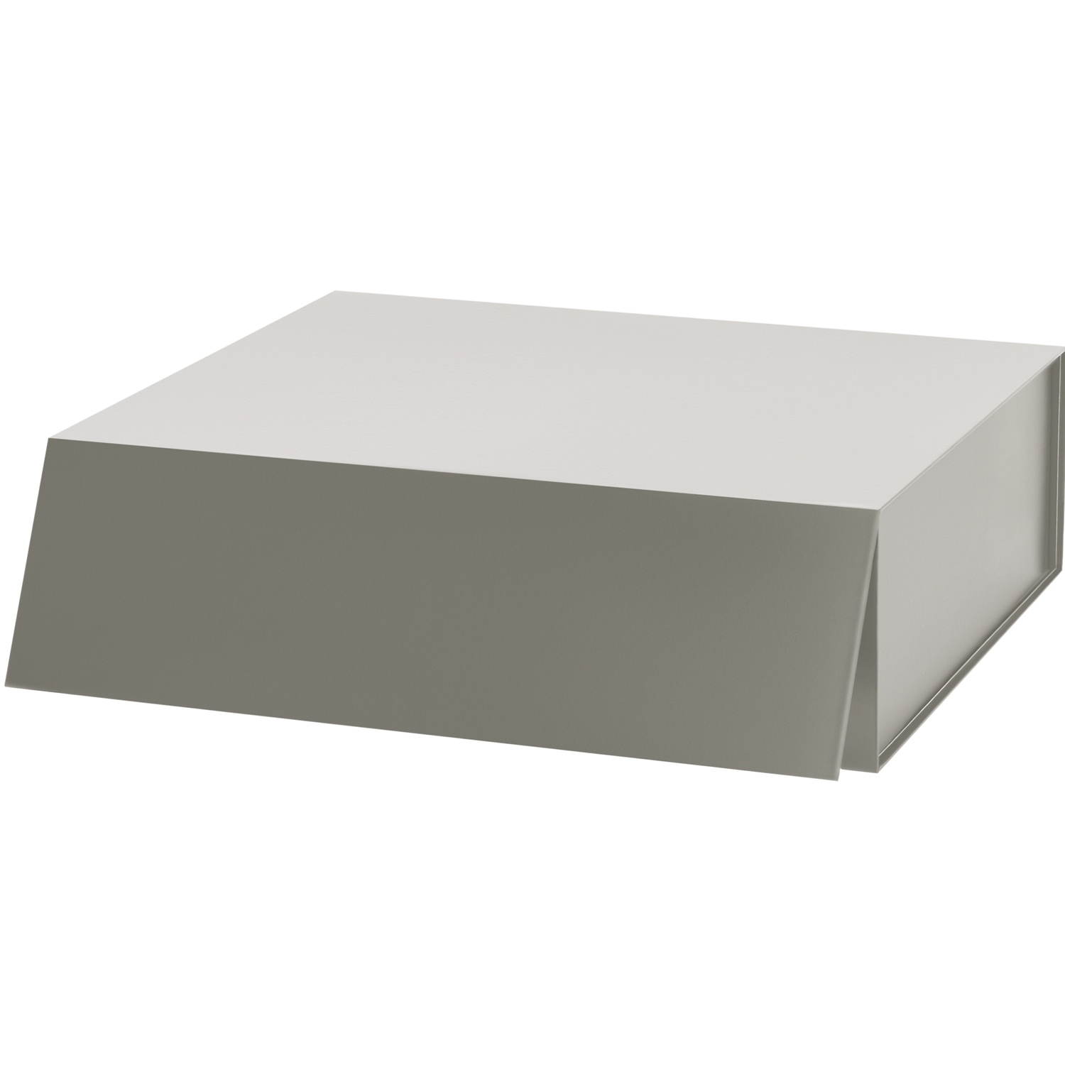 Подарочная коробка-трансформер большая, серая-2