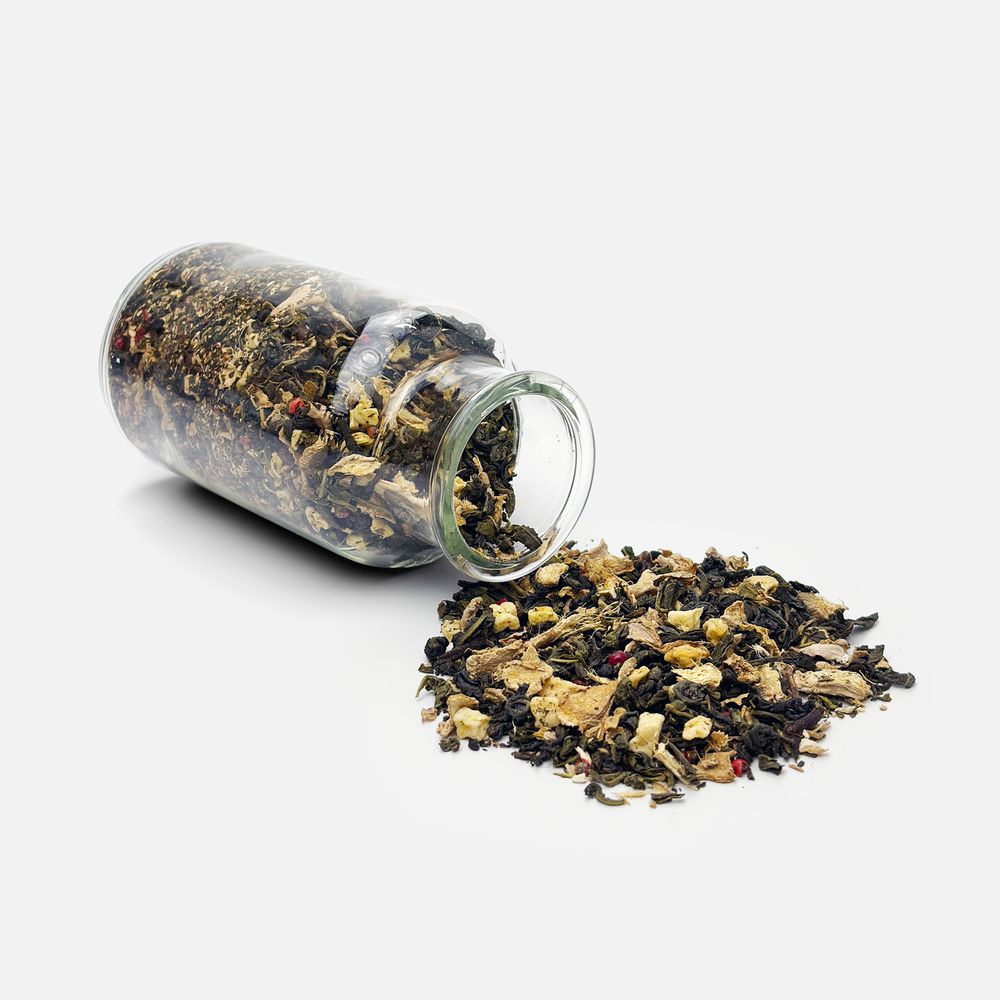 Чай «Сокочай», зеленый с соком имбиря, яблоком, гвоздикой и розовым перцем-2