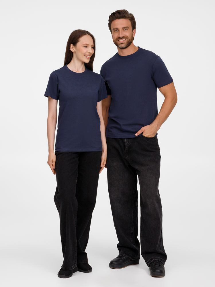 Футболка унисекс T-Bolka 180, темно-синяя-5