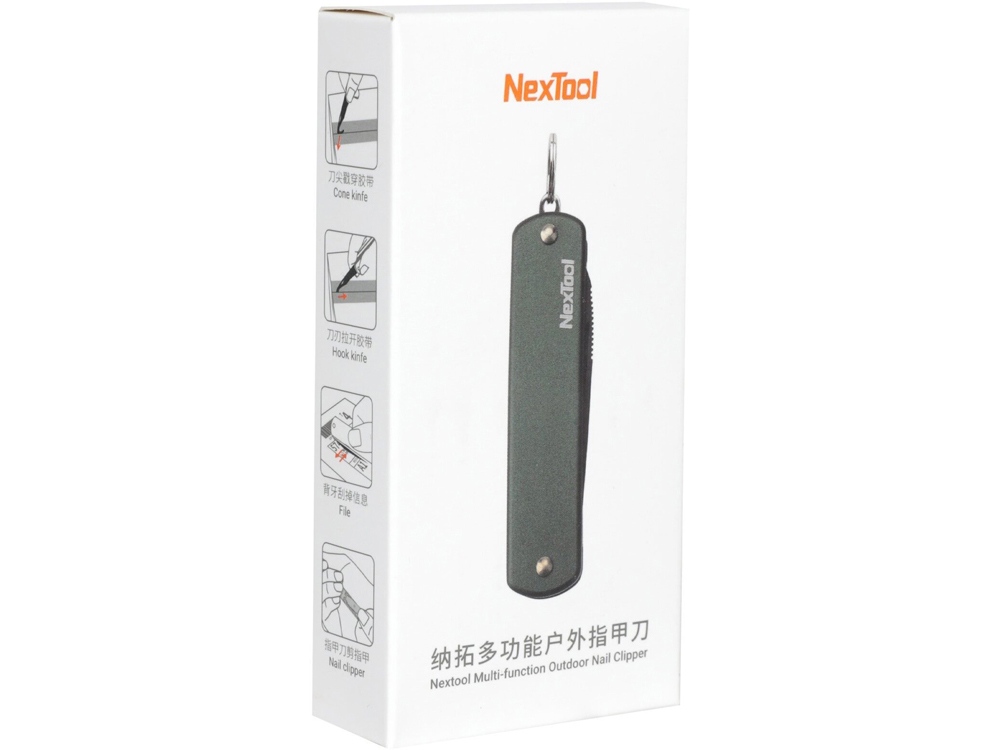 Мультитул-книпсер Nextool Multi Functional Nail Clipper, зеленый, 6 функций-2