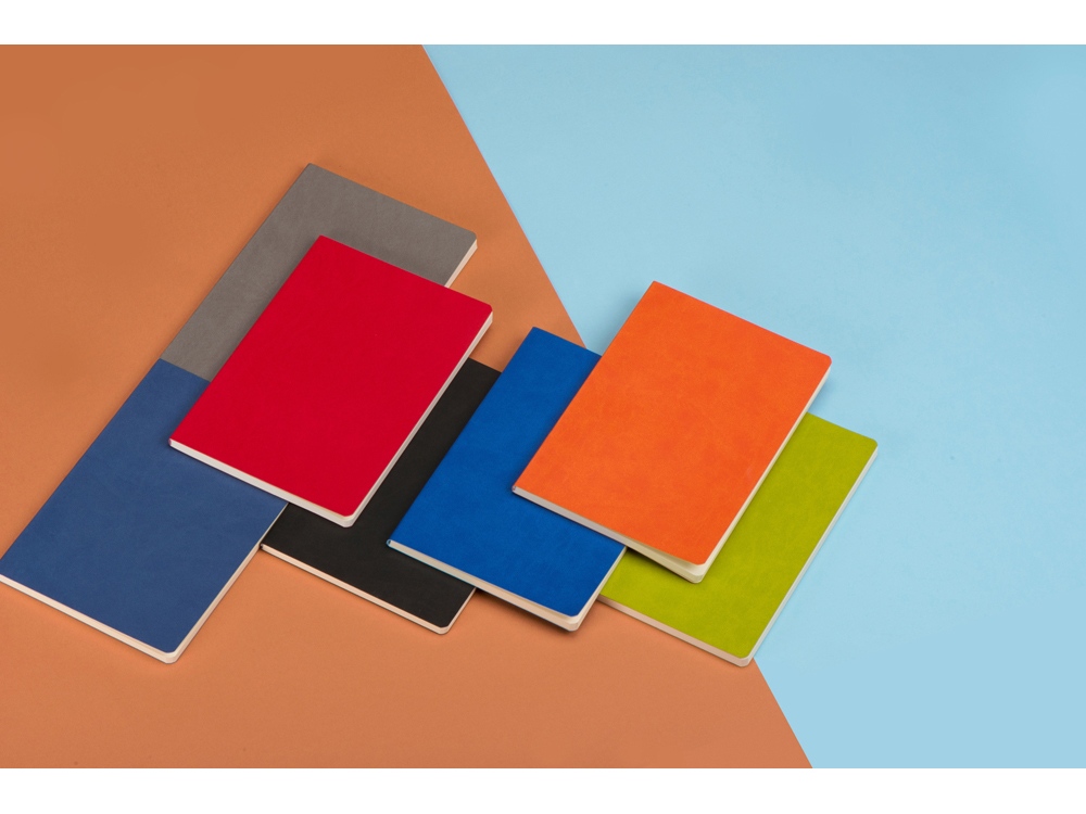 Блокнот Wispy линованный в мягкой обложке, зеленое-яблоко-5