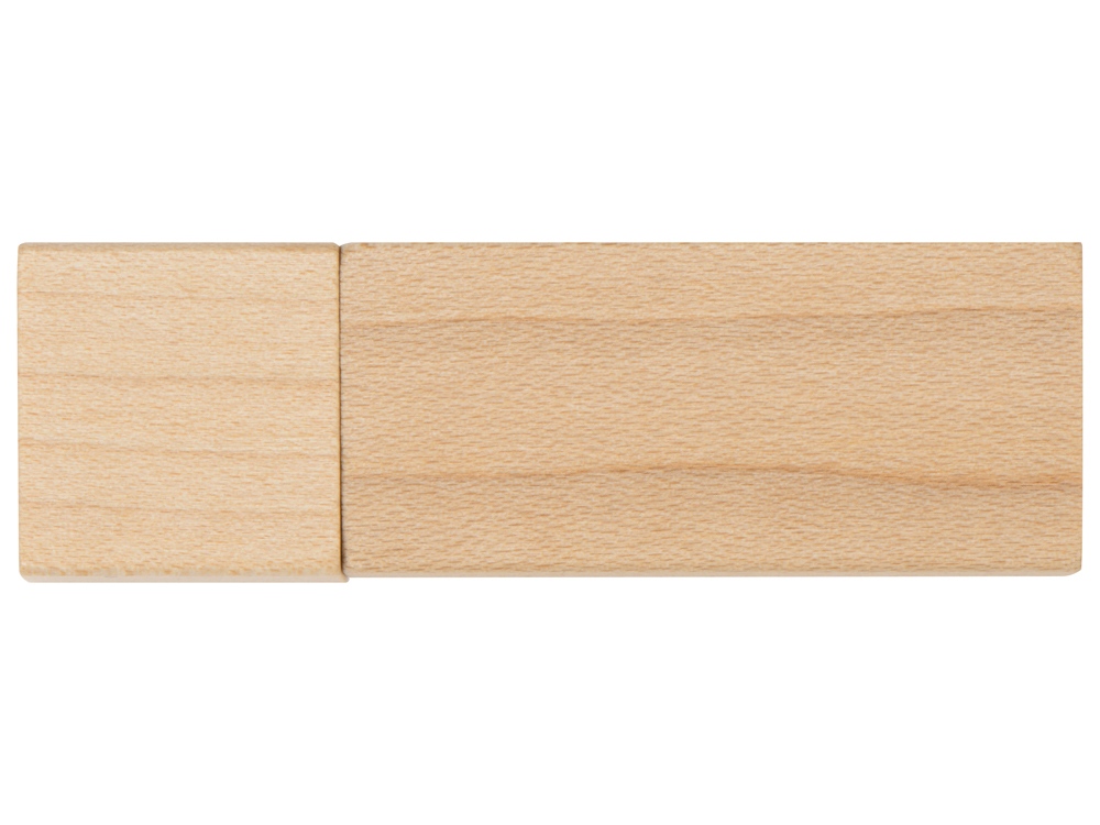 Флеш-карта USB 2.0 16 Gb Woody с магнитным колпачком, натуральный-2