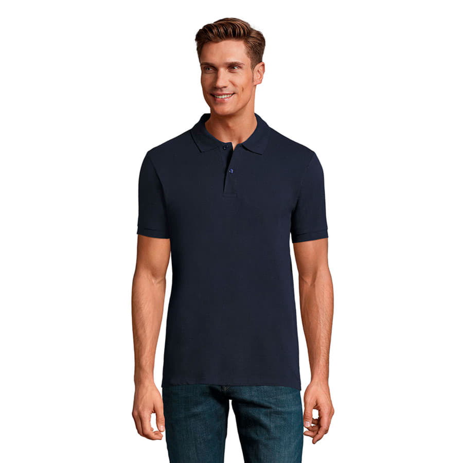 Поло мужское PERFECT MEN 180, темно-синий-1