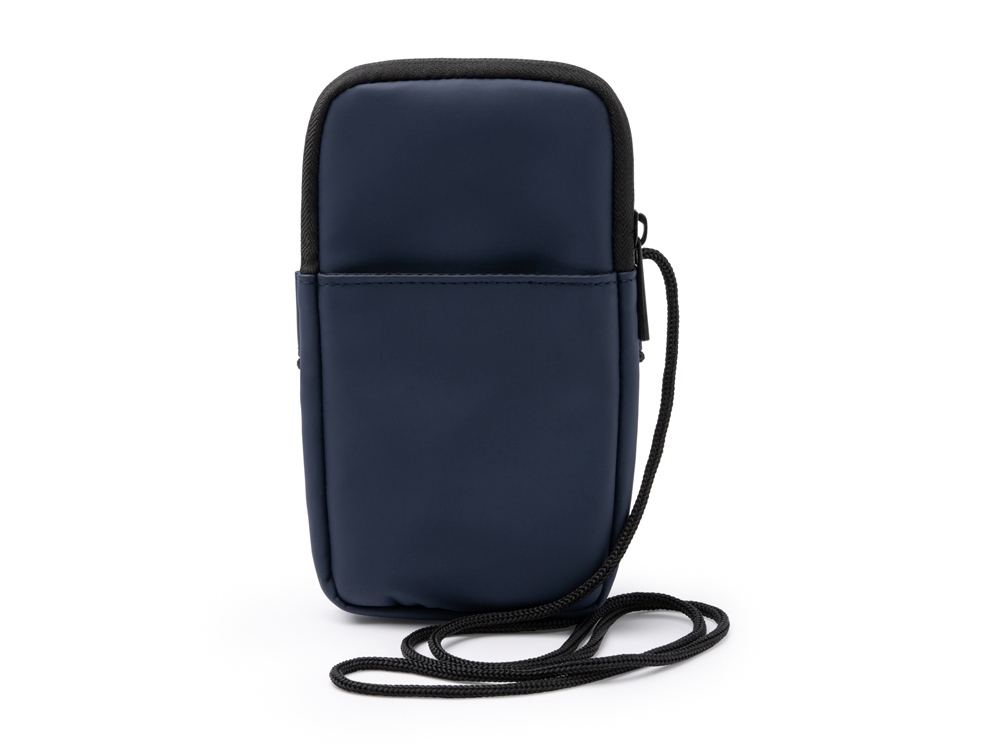 Сумка для мобильного телефона SEUL из экокожи, синий нейви-0