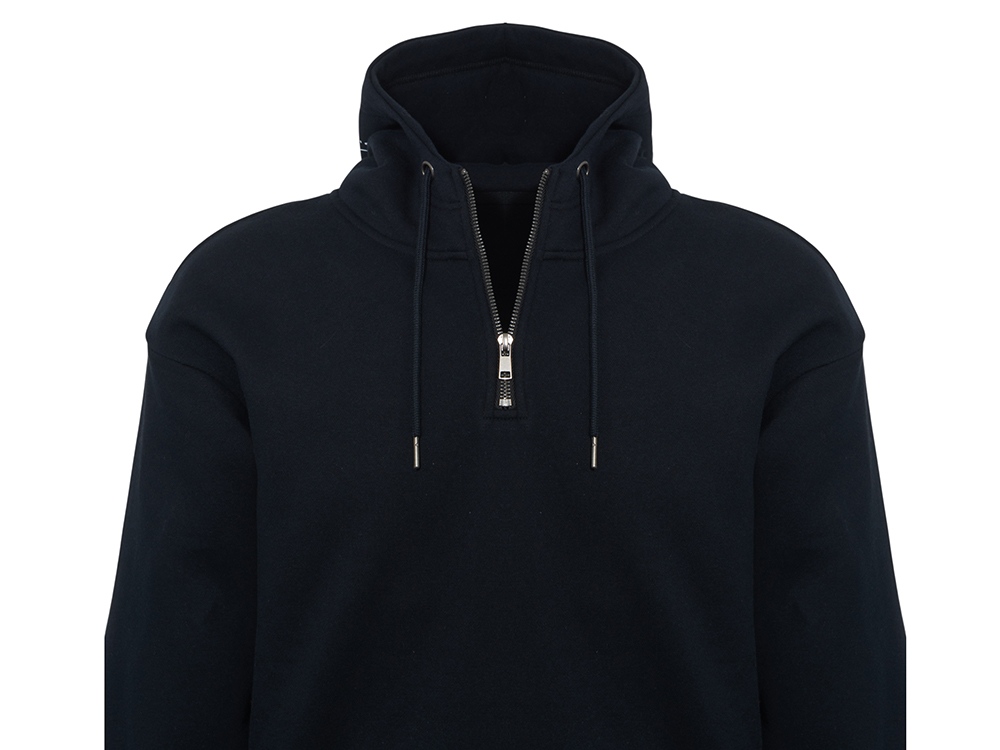 Худи Hamburg, унисекс, черный, ДТФ текстиль-1