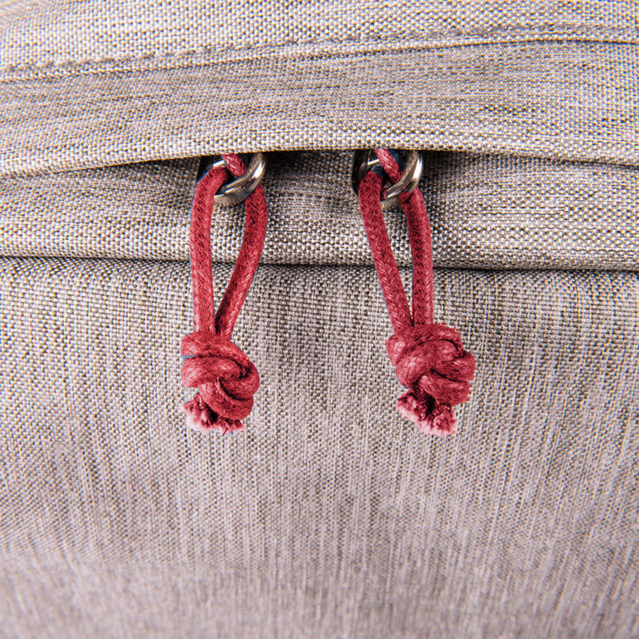 Рюкзак BEAM MINI, серый, красный-5