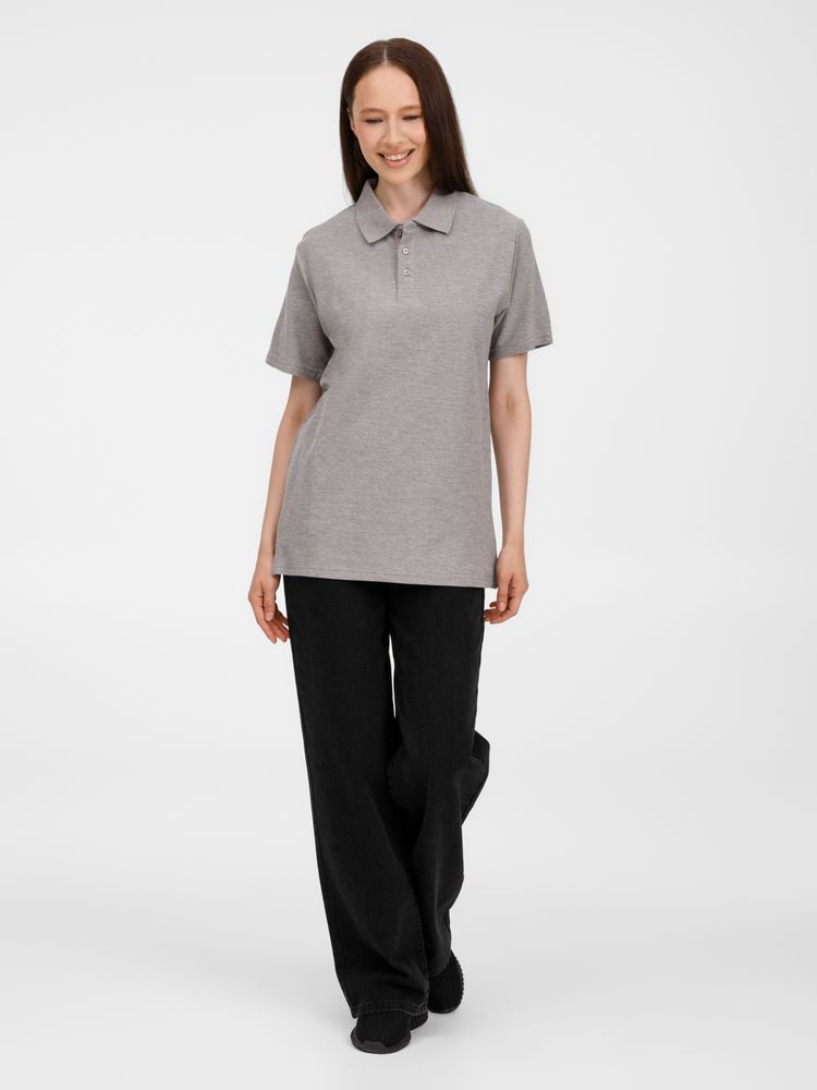 Рубашка поло унисекс Tervise, серый меланж-6