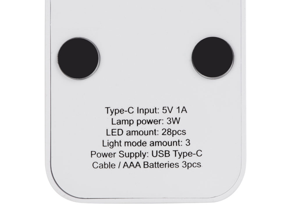 Складывающаяся настольная LED лампа Stack N, 3 Вт, белый-13