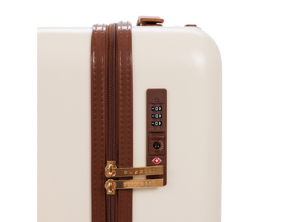 Чемодан BUGATTI Amelia, бежевый, поликарбонат / АБС-пластик, 42х24х67 см, 55 л-6