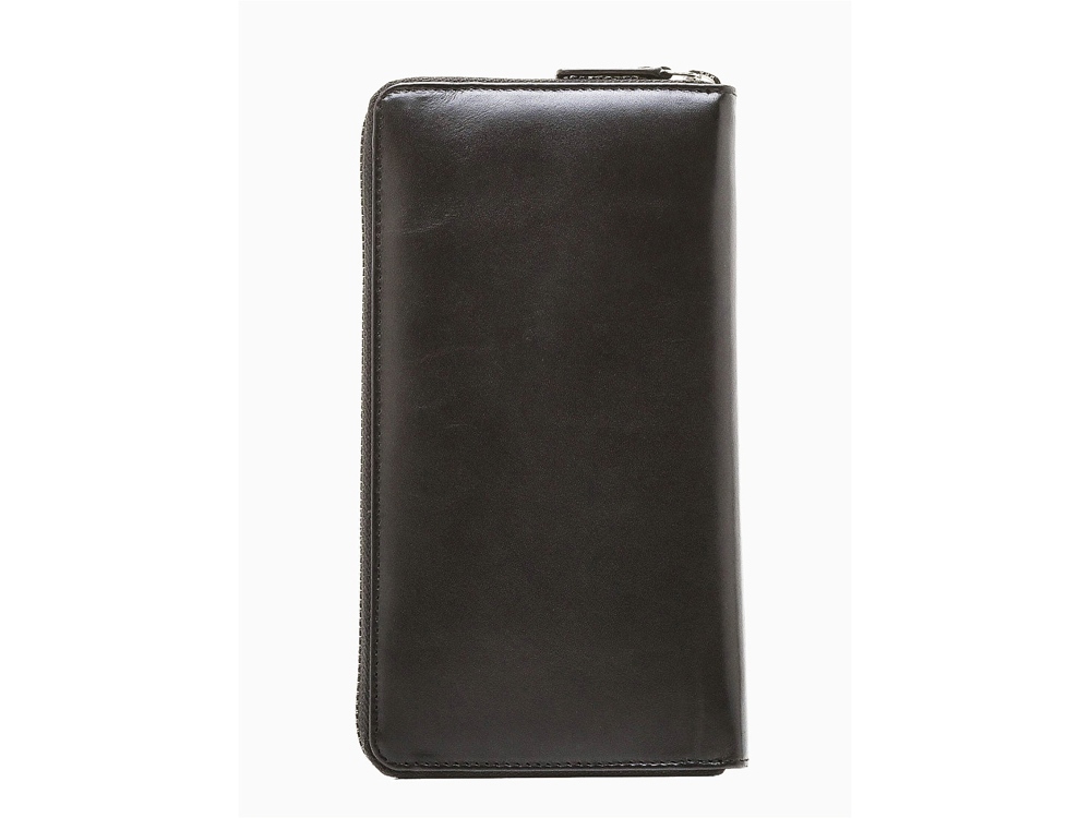 Кошелёк BUGATTI Atlanta, на молнии, чёрный, натуральная воловья кожа, 19,5х2,5х10,5 см-4