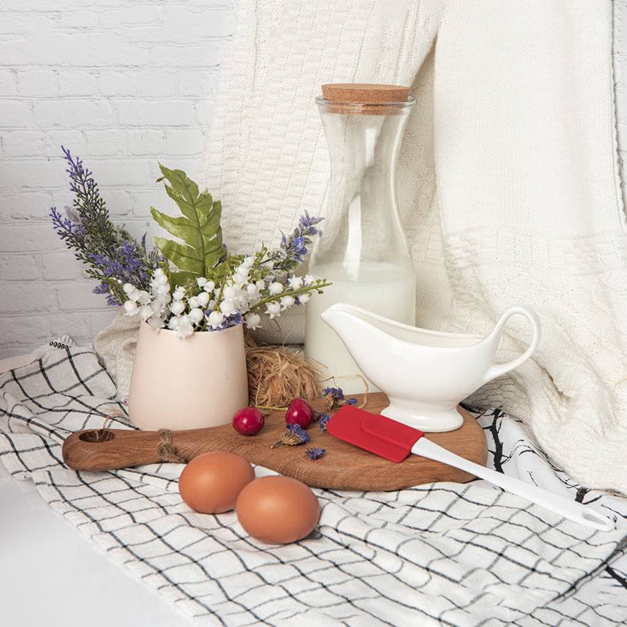 Лопатка кулинарная KERMAN, красный, белый-2