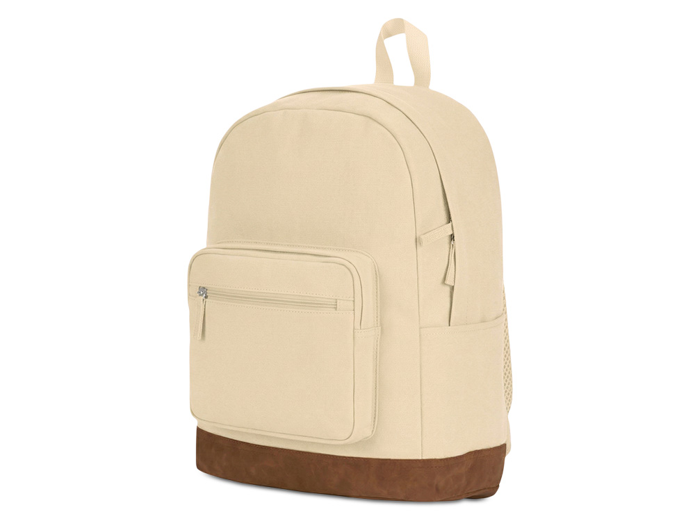 Рюкзак Shammy с эко-замшей для ноутбука 15, молочный-0