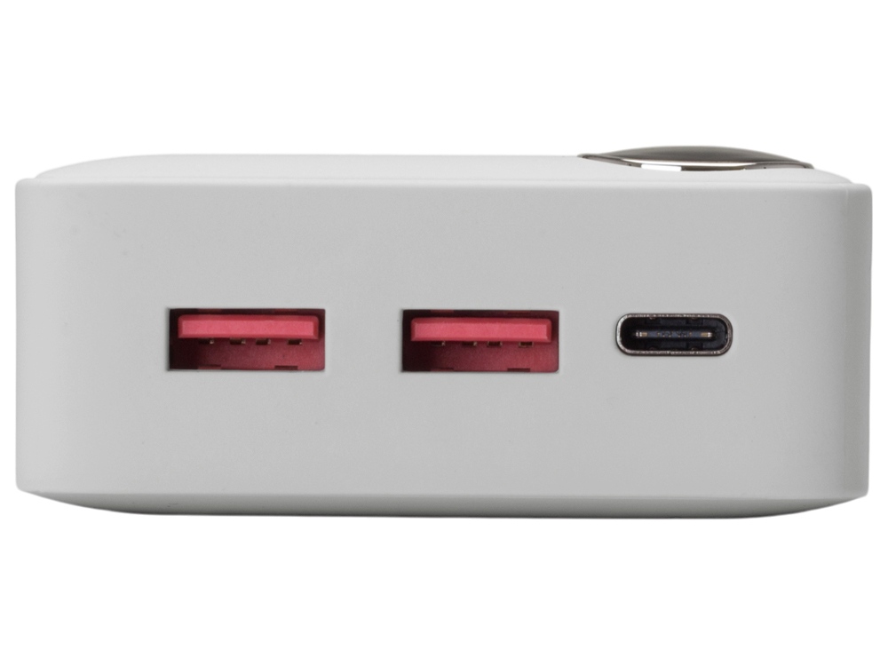 Внешний аккумулятор Mild Pro c быстрой зарядкой QC/PD, 20 000 mAh, белый-6