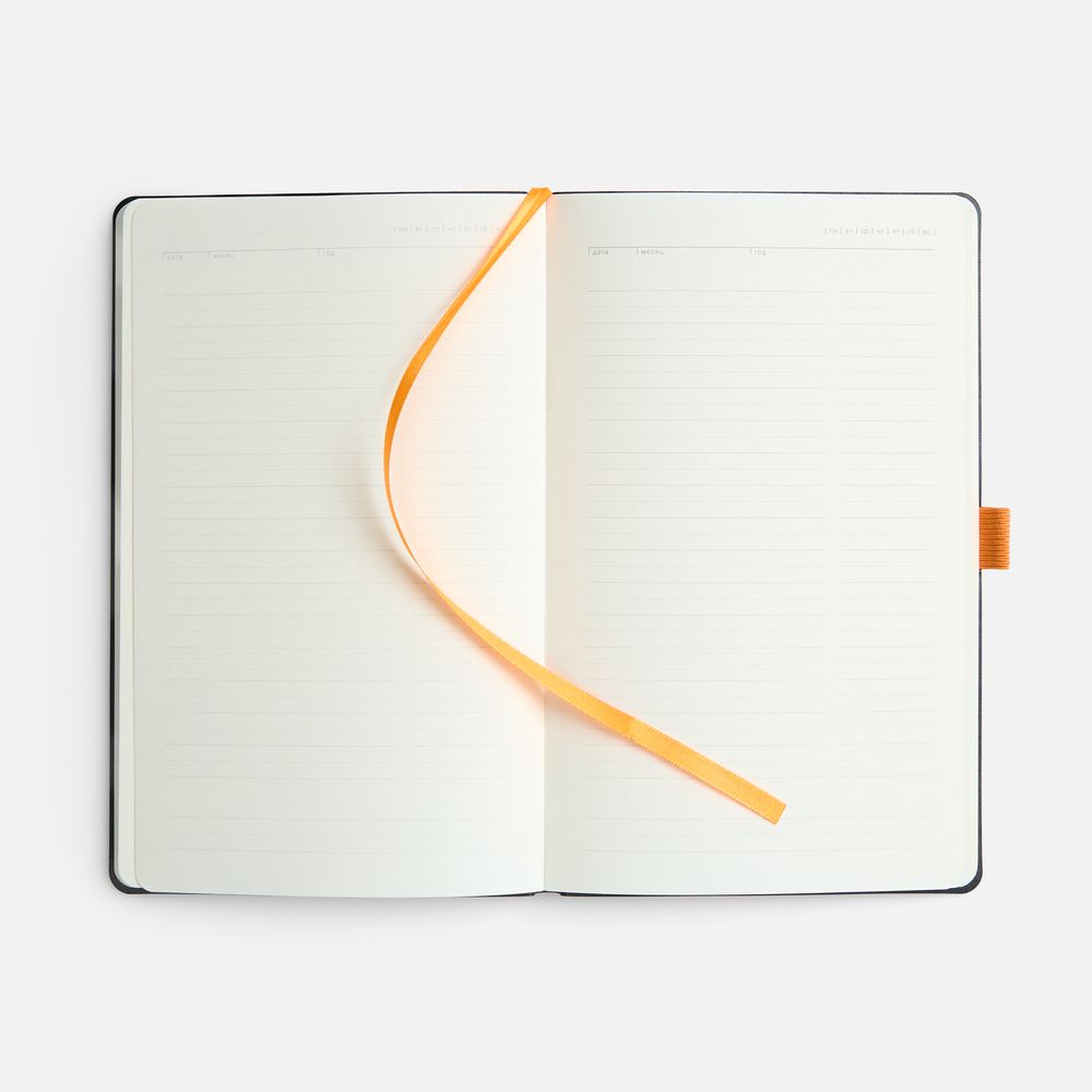 Ежедневник Lungo, недатированный, оранжевый-5