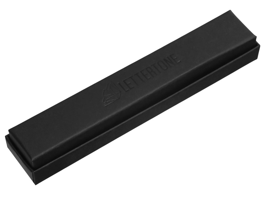 Металлическая ручка роллер Black Lama soft-touch, черная-6