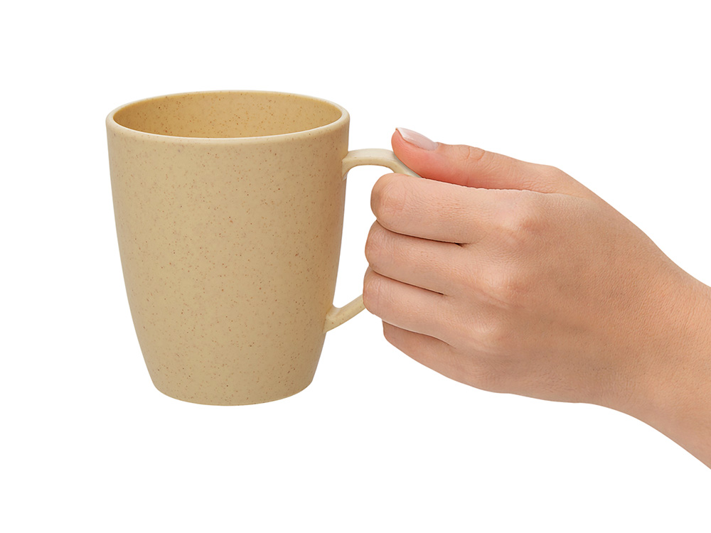 Кружка из пшеничного волокна Morning, 400 мл, бежевый-3