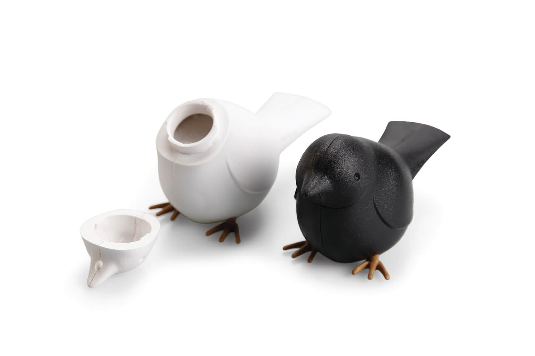 Набор для специй Sparrow Salt &amp; Pepper, Черно-Белый-3