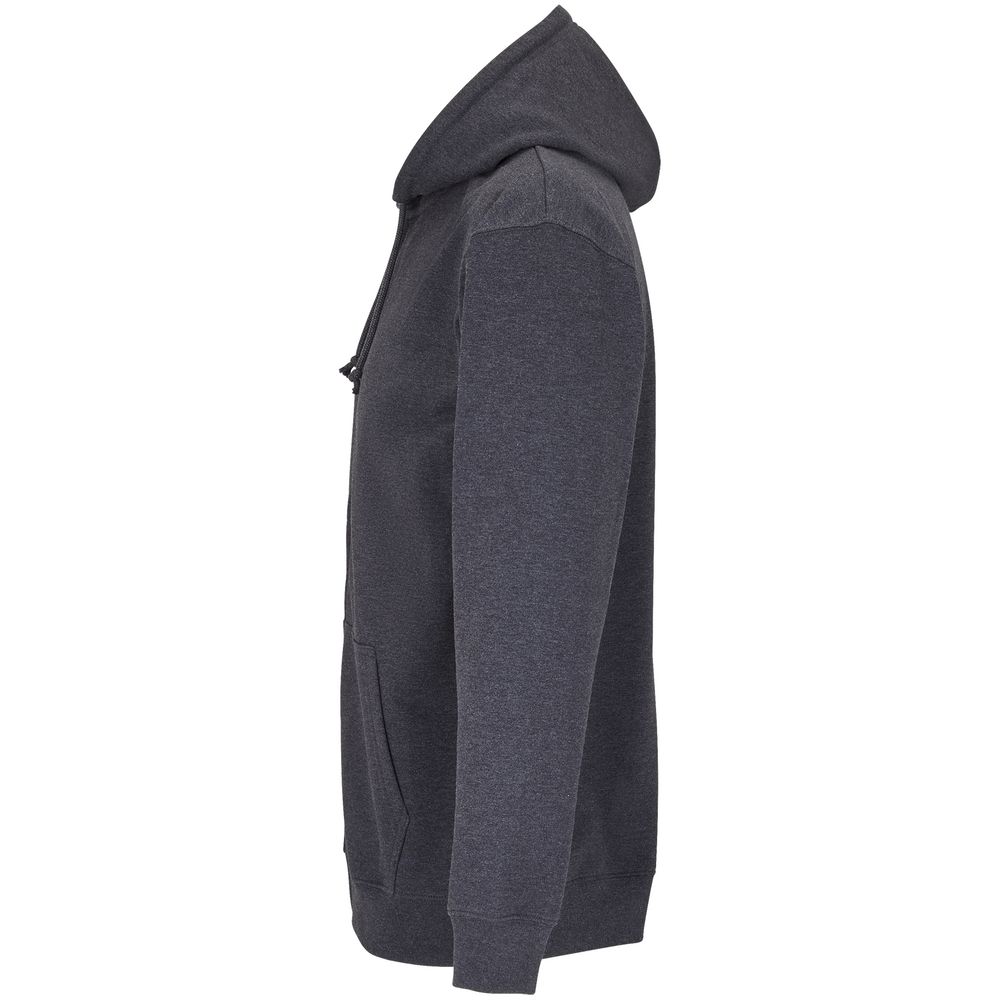 Толстовка унисекс Carter, черный меланж-2