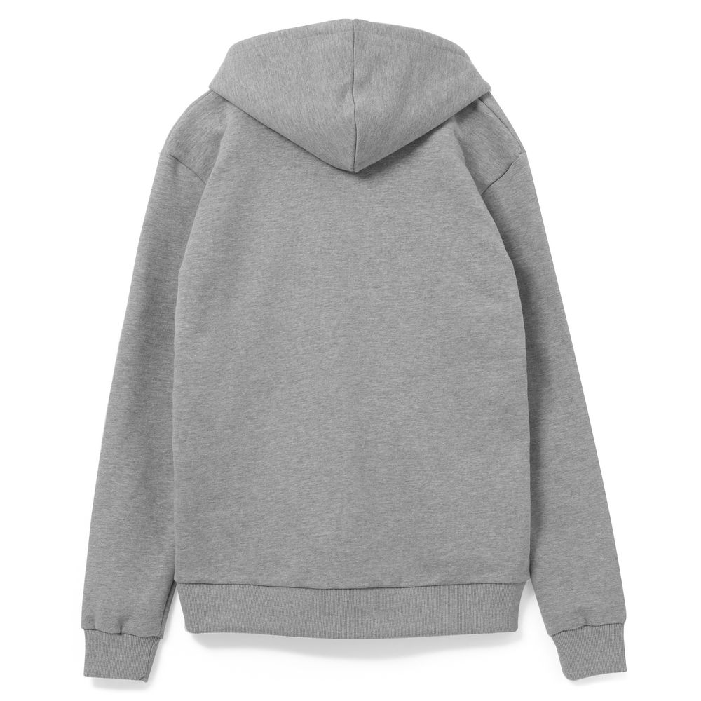 Толстовка на молнии с капюшоном Siverga Heavy 2.0, серый меланж-2