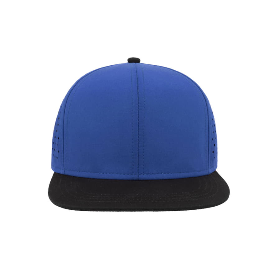 Бейсболка BANK, 6 клиньев, пластиковая застежка      , ярко-синий-3