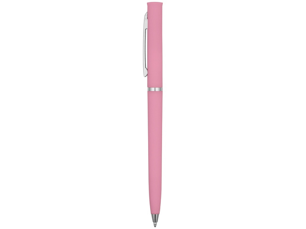 Ручка пластиковая шариковая Navi soft-touch, пыльно-розовый-2