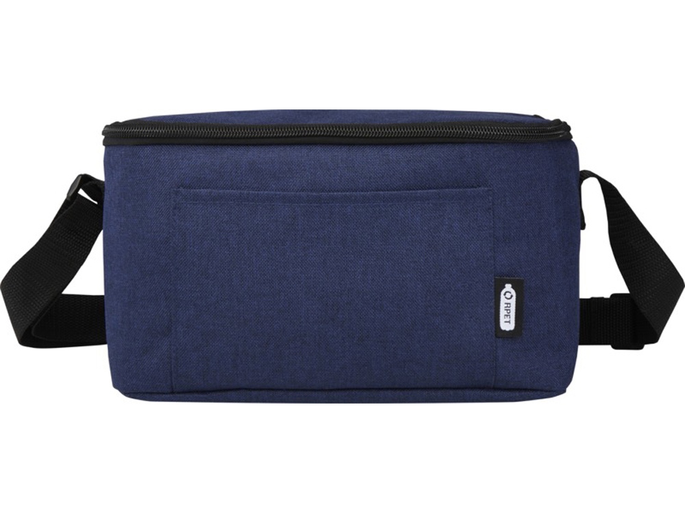Tundra сумка-холодильник на 6 банок из переработанного РЕТ-пластика - Heather navy-1