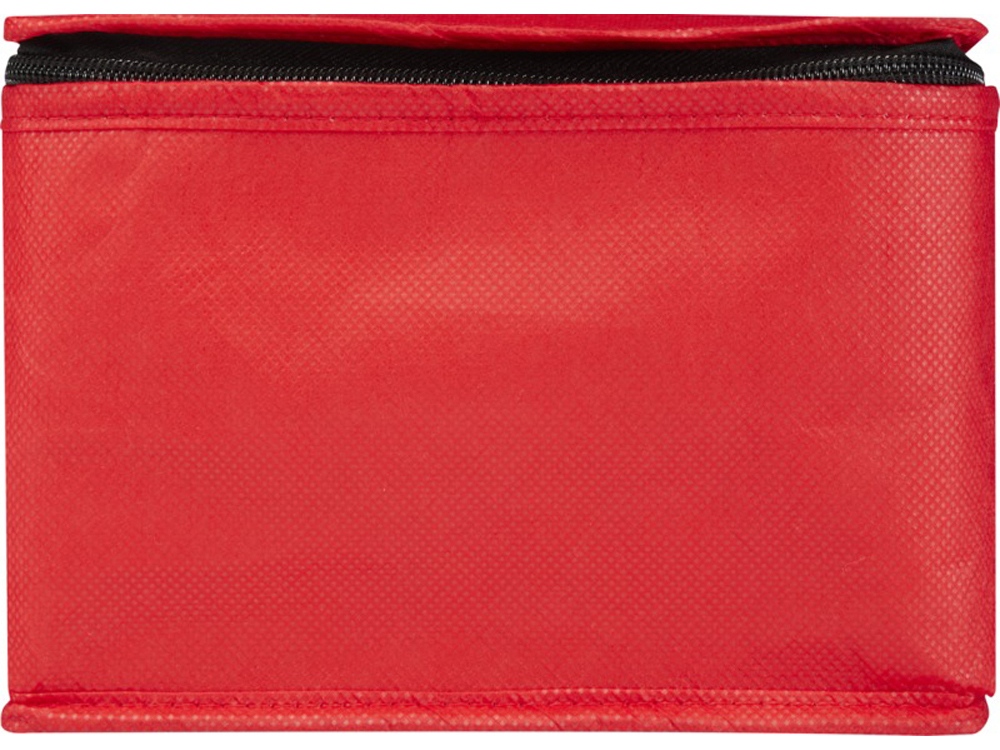 Spectrum нетканая сумка-холодильник, 4 л, на 6 банок, из переработанных материалов, красный-1