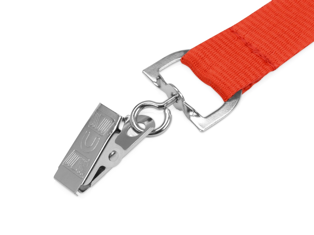 Ланьярд с клипом, красный-1