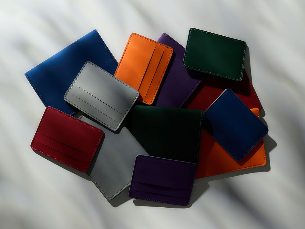 Чехол для карточек Shall Simple, серый-3