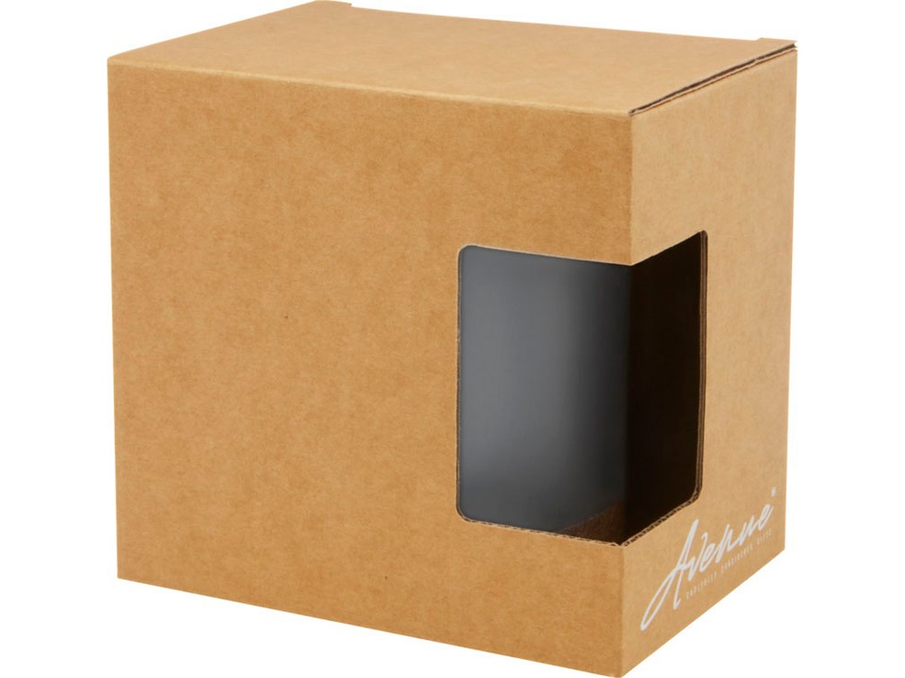 Neiva Керамическая кружка объемом 425 мл с пробковым основанием, серый-4