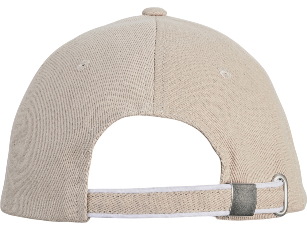 Бейсболка Cancun, песочный/белый-6
