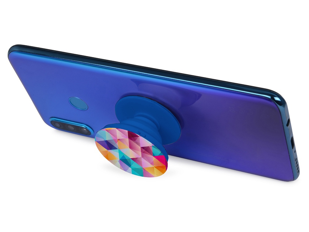 Держатель для телефона Pop Stand, синий-3