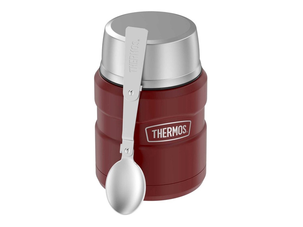 Термос из нерж. стали с ложкой тм THERMOS SK3000 MRR 0,47L-1