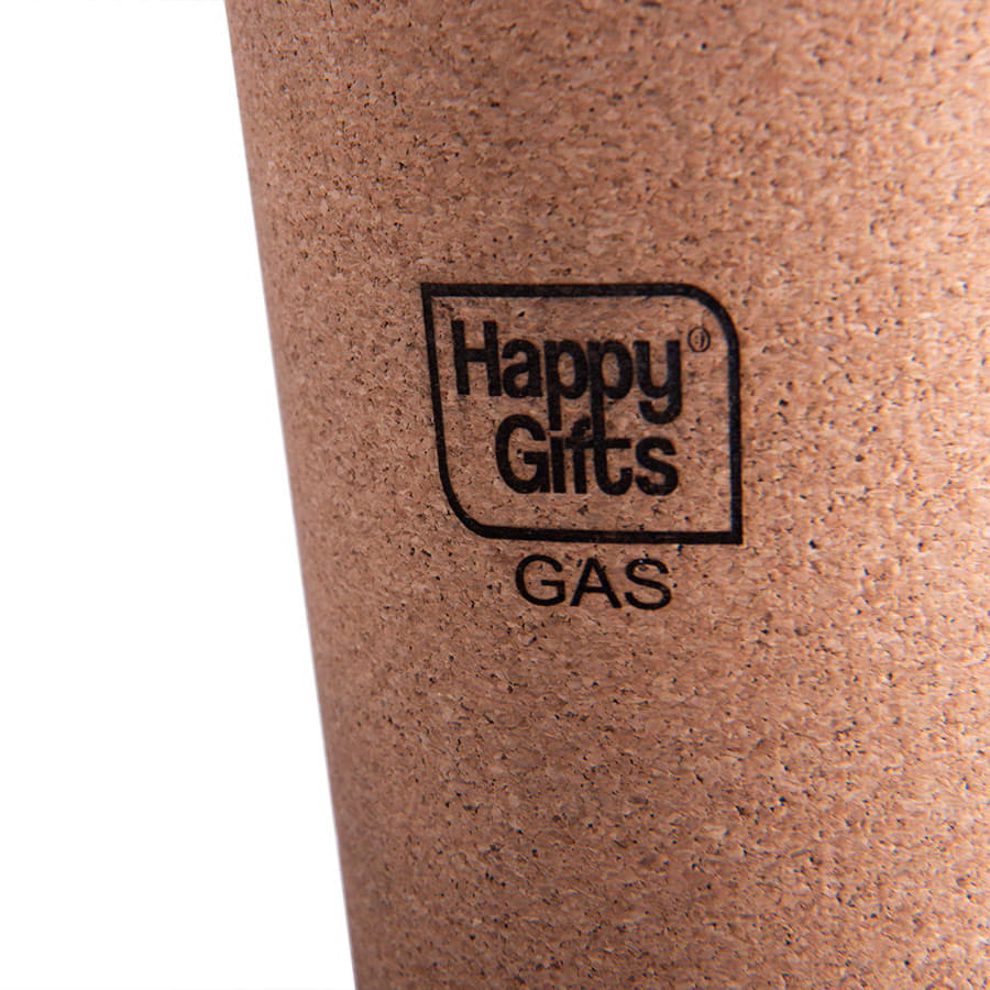 Стакан CORK с крышкой, 350мл, коричневый-5