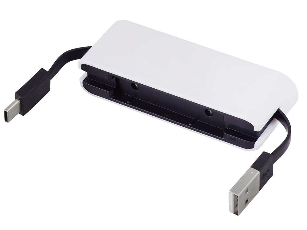 USB-хаб Hubix с коннектором 2-в-1 USB-C и USB-A, 2.0, белый-2