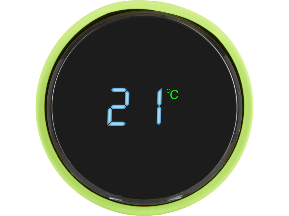 Вакуумный термос Module X с индикатором температуры, 500 мл, тубус, зеленое яблоко 375C-3