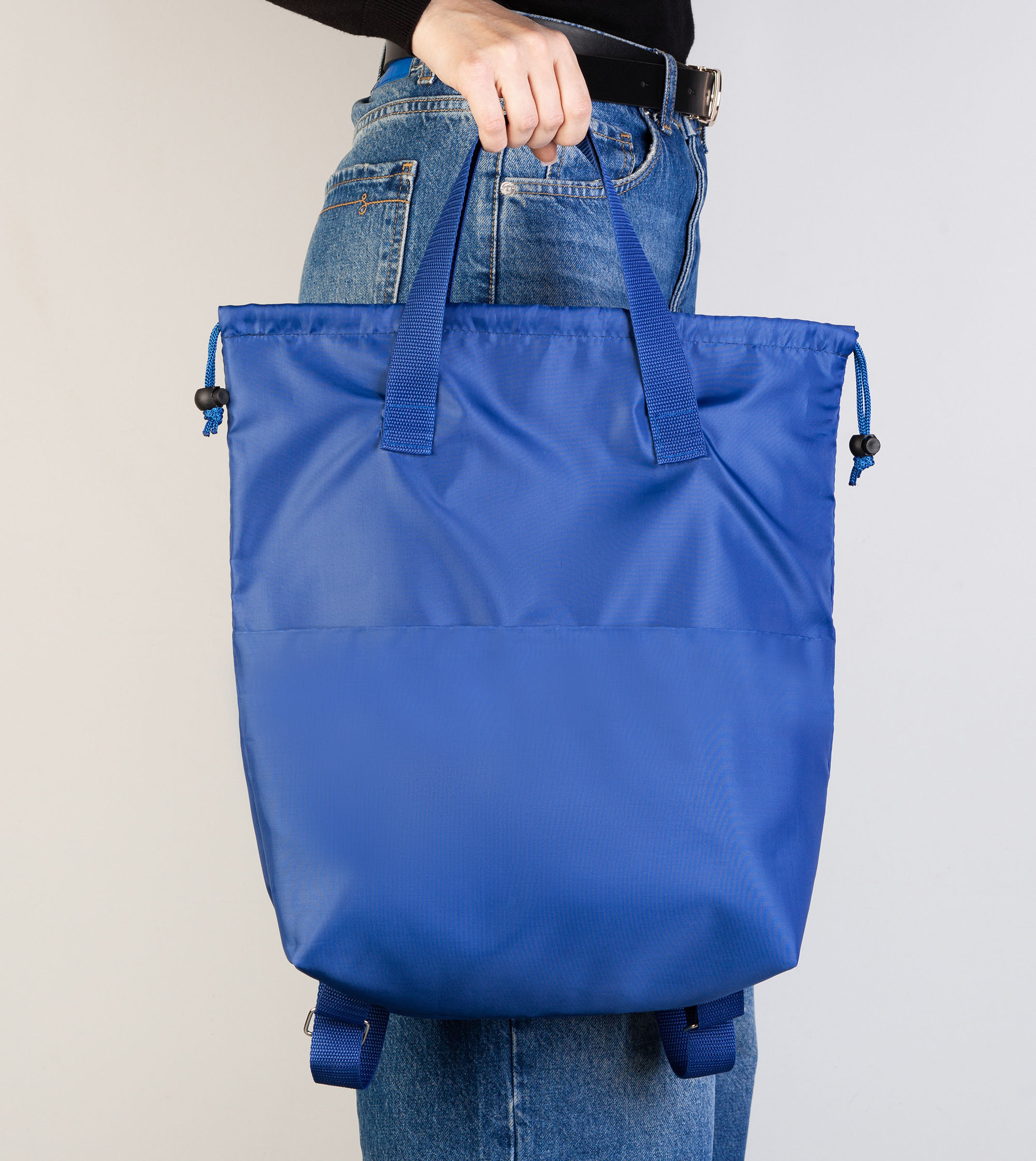 Сумка-рюкзак "Carry", серый с бирюзовым-2