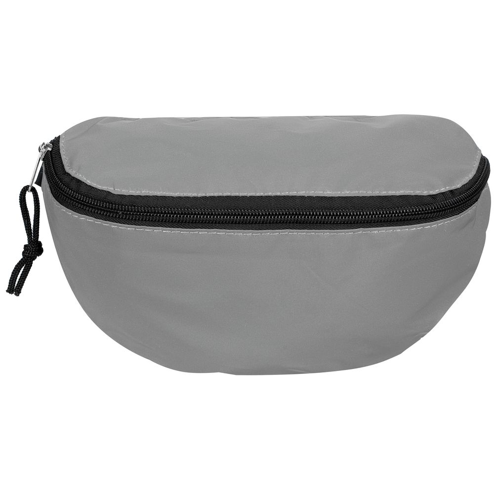 Поясная сумка Manifest из светоотражающей ткани, серая-1