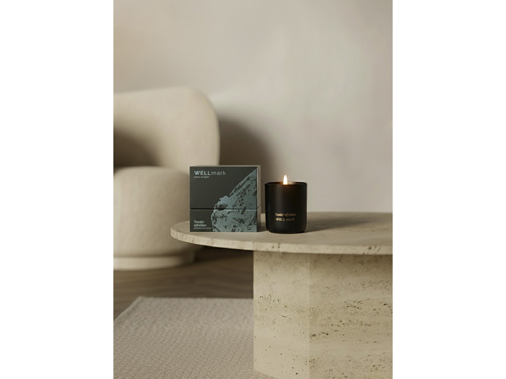 Ароматическая свеча Wellmark Tender Affection - сплошной черный-7