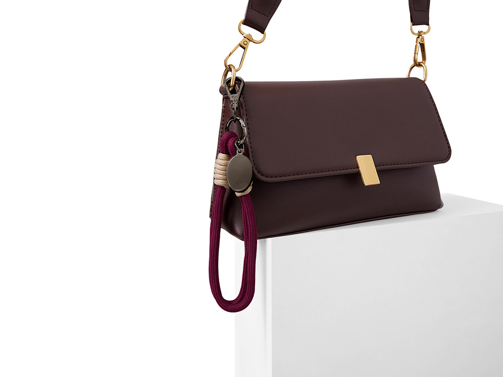 Брелок-браслет Bohemian, бургунди-4