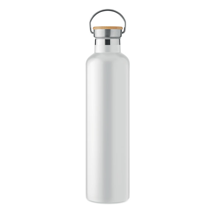 Double wall flask 1L, белый-1