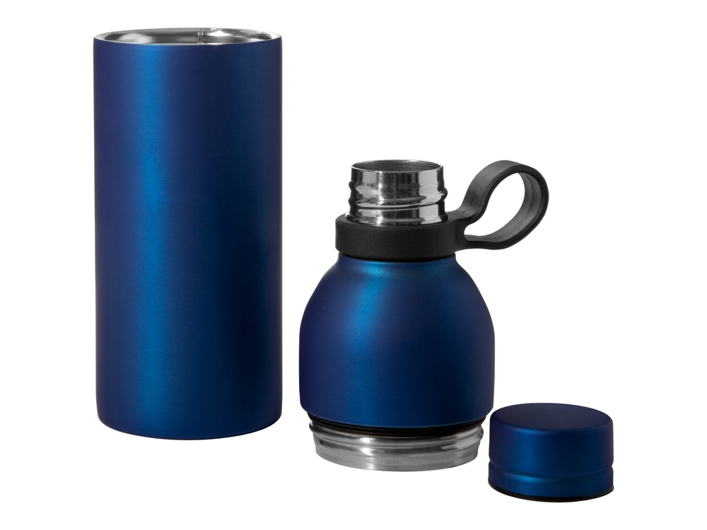 Универсальная составная термобутылка Inverse, 550 мл, синий металлик-4