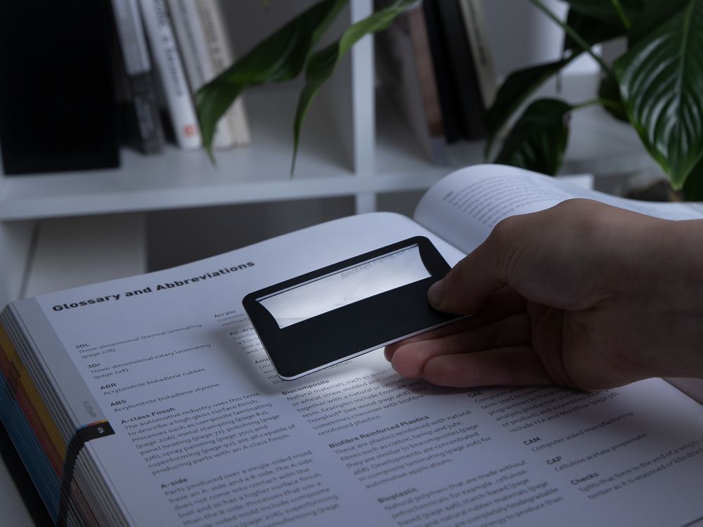 Лупа Visionary с подсветкой, черная-3