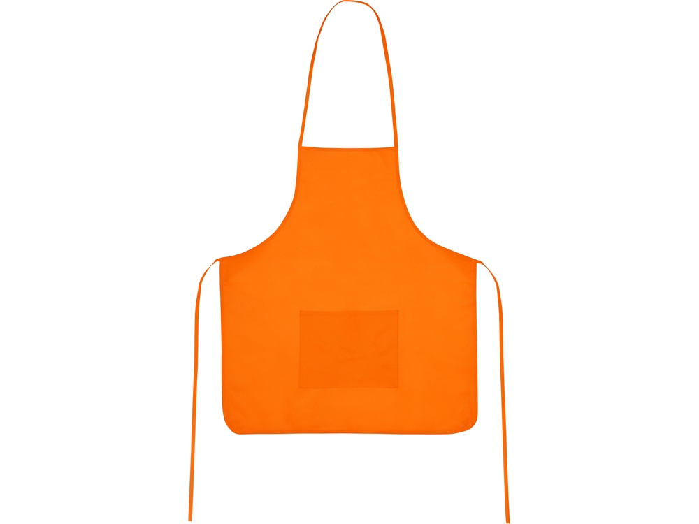 Фартук, оранжевый, плотность 80г/м2-0