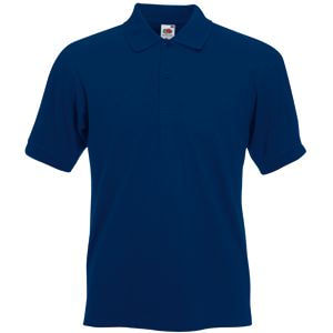 Поло мужское SLIM FIT POLO 220, темно-синий-0