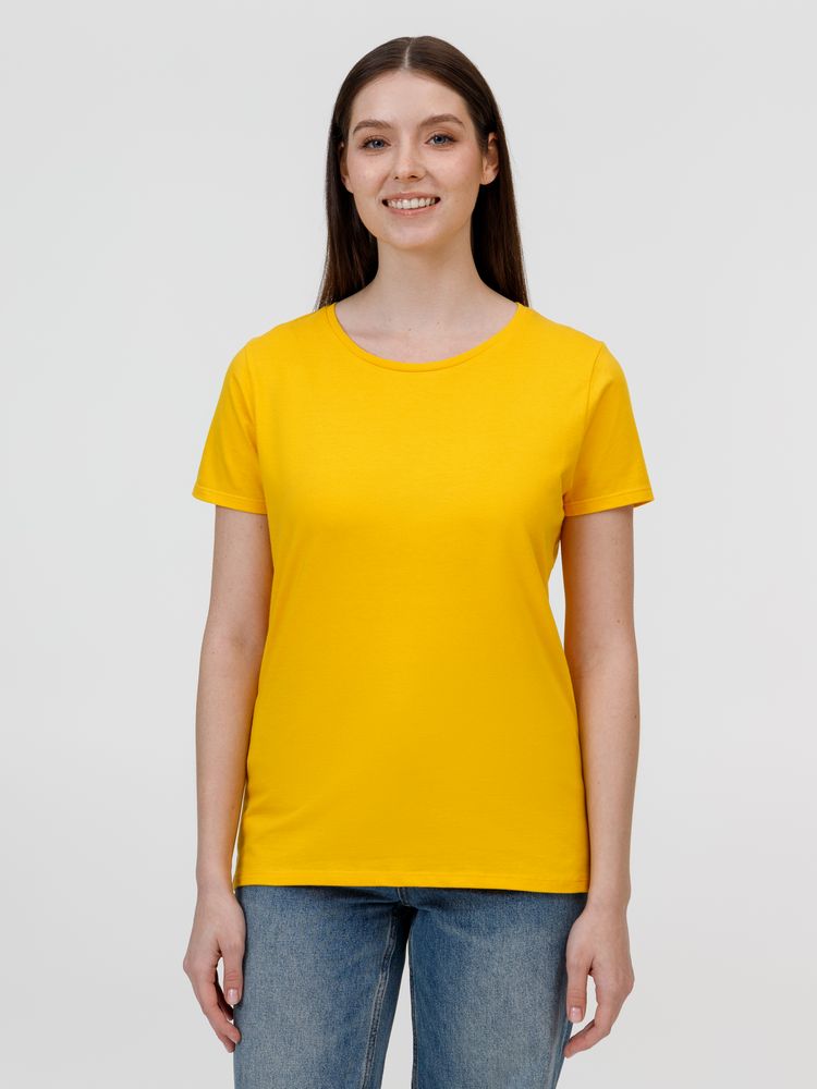 Футболка женская E190 серый меланж-1