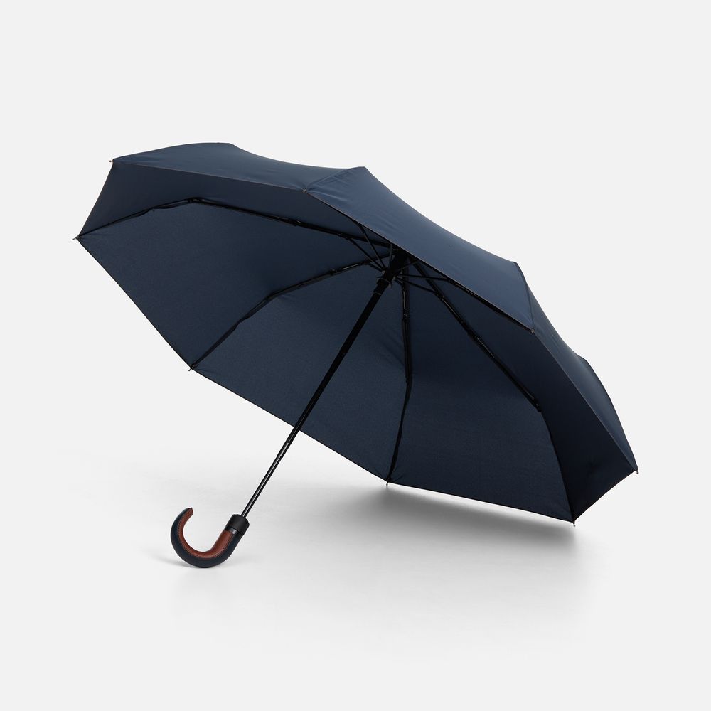 Складной зонт Palermo, темно-синий-0
