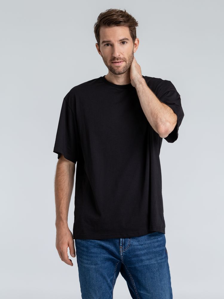 Футболка оверсайз «Чистая соль», черная-0