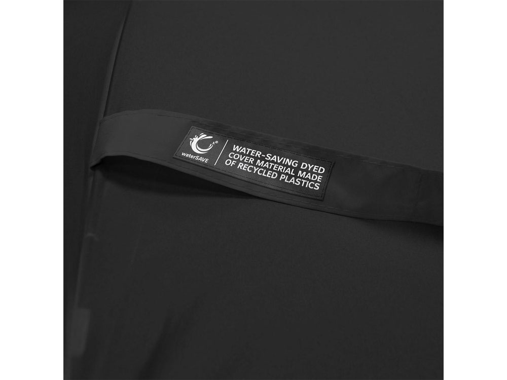 Зонт-трость 7875 RingOpener® полуавтомат, черный-9