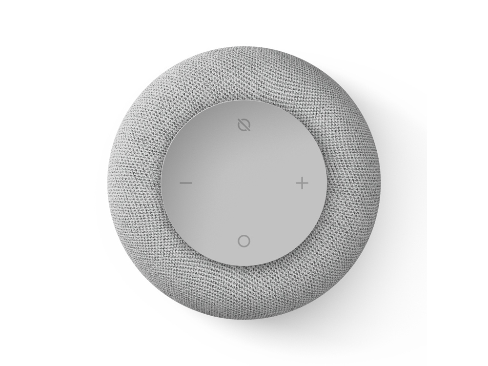 Умная колонка VK Капсула Мини с голосовым помощником Марусей, светлый серый-2